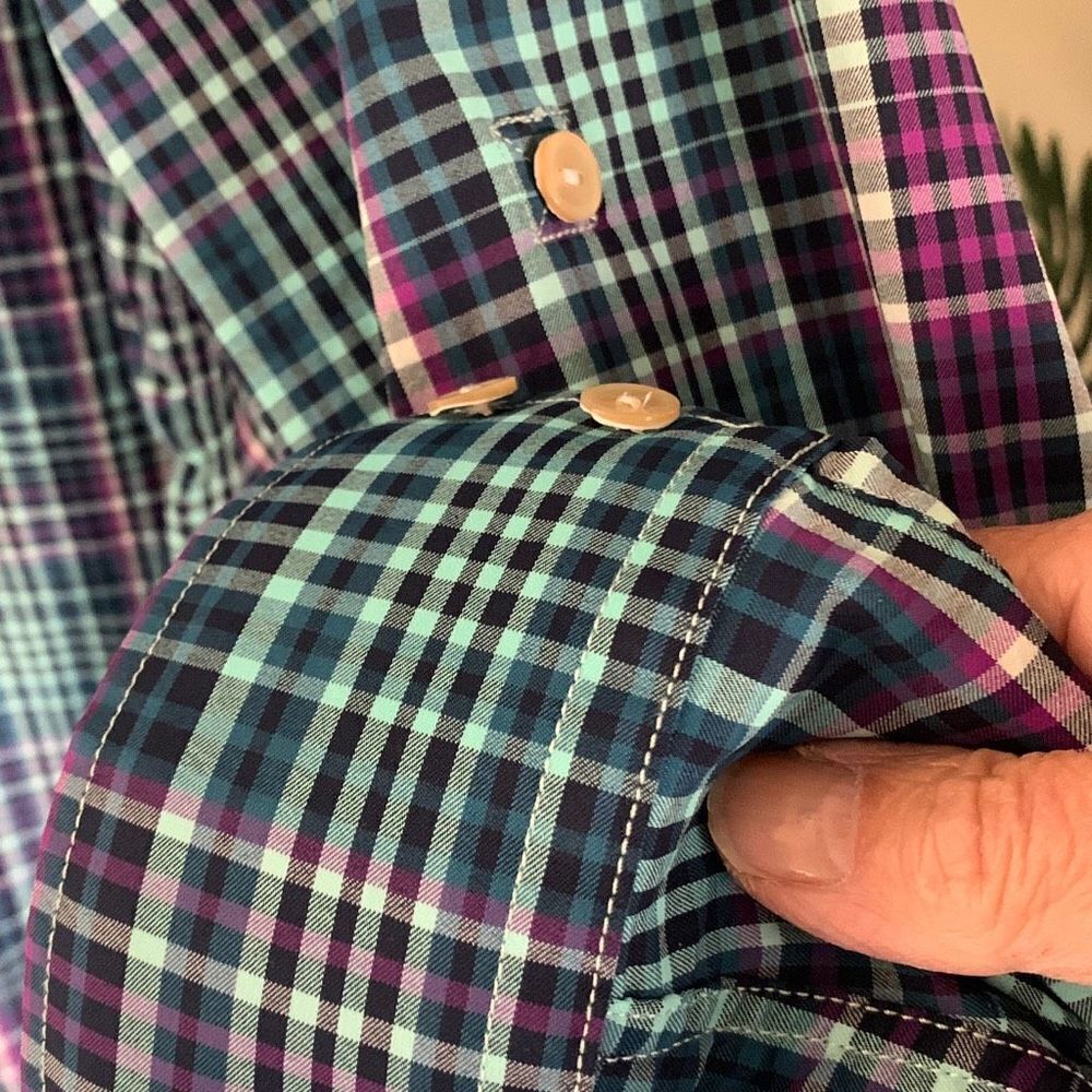 Peter Millar Woman’s  Plaid  Blouse - Picture 3 of 5
